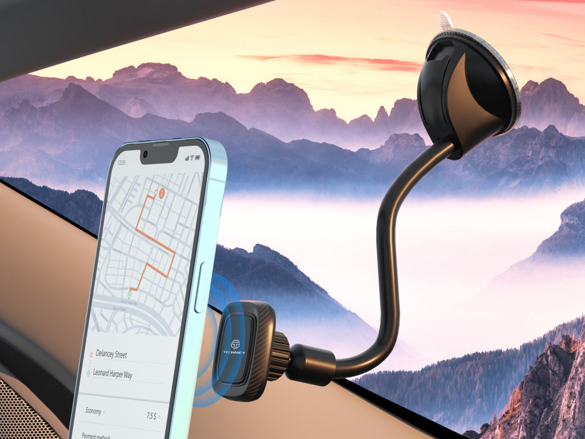 Suporte Magnético 360º para Telemóvel no Carro | Techancy TI2211